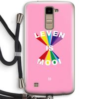 Het Leven Is Mooi: LG K10 (2016) Transparant Hoesje met koord