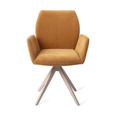 Jesper Home Misaki eetkamerstoel Honey Harvest turn beige