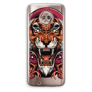 Tiger and Rattlesnakes: Motorola Moto G6 Transparant Hoesje