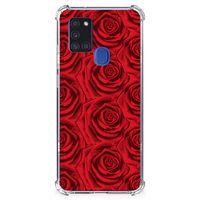 Samsung Galaxy A21s Case Red Roses - thumbnail