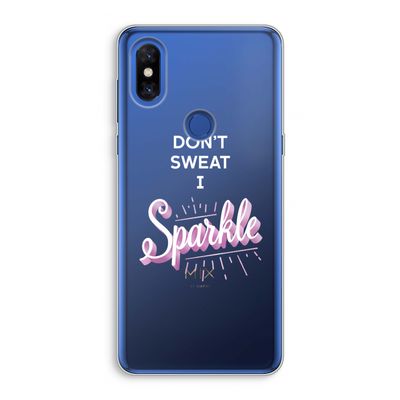Sparkle quote: Xiaomi Mi Mix 3 Transparant Hoesje