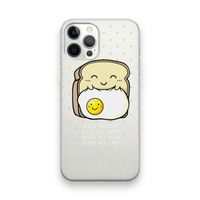 Sleep All Day: iPhone 12 Pro Transparant Hoesje