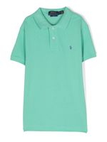 Ralph Lauren Kids polo en coton à motif Polo Pony - Vert