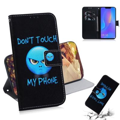 Woede patroon gekleurde tekening horizontale Flip lederen case voor Huawei P Smart + 2019/Nova 3i met houder & card slots & portemonnee
