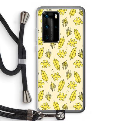 Herfst: Huawei P40 Pro Transparant Hoesje met koord