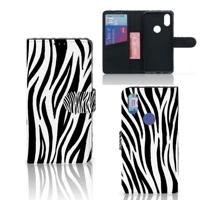 Xiaomi Mi Mix 2s | Telefoonhoesje | Met pasjeshouder | Zebra