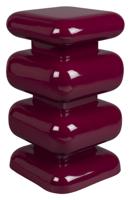 Dutchbone Krukje/Bijzettafel 'Stubby' kleur Bordeaux