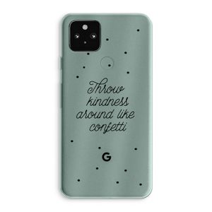 Confetti: Google Pixel 5a 5G Transparant Hoesje