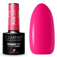 Claresa uv/led gellak 5ml pink 531 rainbow explosion