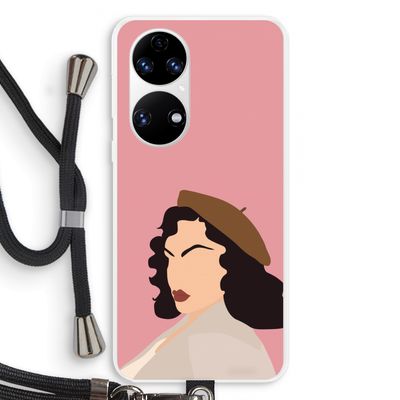 Confidence: Huawei P50 Transparant Hoesje met koord