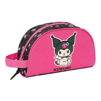 Toilettas voor op School Kuromi Zwart Fuchsia 26 x 16 x 9 cm