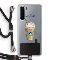 But first coffee: OnePlus Nord Transparant Hoesje met koord