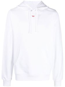 Diesel hoodie à logo appliqué - Blanc