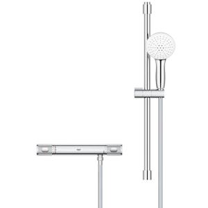 GROHE Grohtherm 1000 Performance Comfortset - HOH=15cm - zonder koppeling - 60cm - chroom 34836001