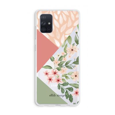 Sweet heaven geometrics: Galaxy A71 Transparant Hoesje