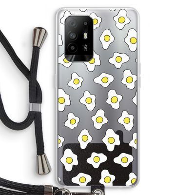 Spiegeleitjes: Oppo A95 5G Transparant Hoesje met koord