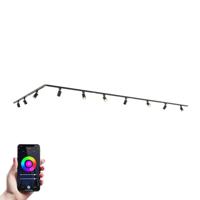 Taros Railverlichting Pakket - L-vorm - 6x 1 m rail - 10 railspots - Incl. RGBWW GU10 - IP20 - Modulair - 230V