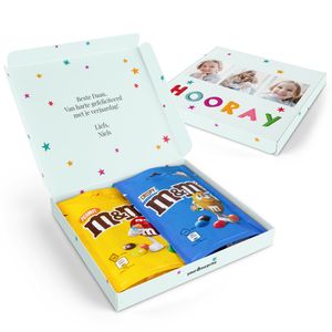 Gepersonaliseerde giftbox met M&M&apos;s chocolade