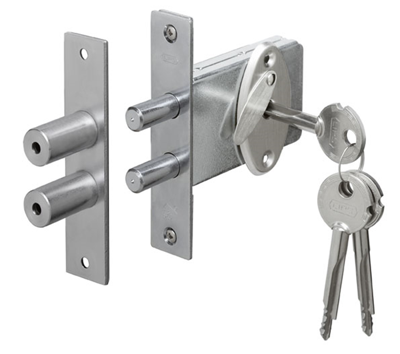 IKON 3211 Veiligheidsbijzetslot | SKG** | DM56mm | kruisbaardsleutel | 4 sleutels | set van 2 stuks | gelijksluitend | DR 1+2+3+4 - 10003310
