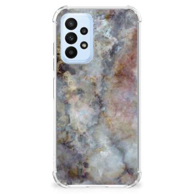 Samsung Galaxy A23 Anti-Shock Hoesje Marmer Grijs Samsung Galaxy A23 Anti-Shock Hoesje Marmer Grijs