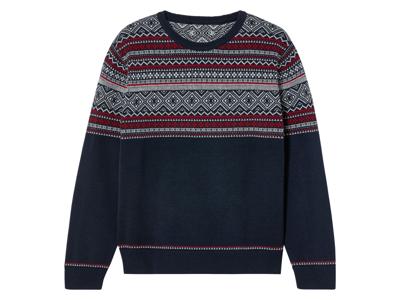 pepperts! Jongens trui (134/140, wit/rood/marineblauw)