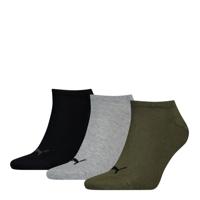 Puma Sneakersokken Plain 3-pack Forest Night Combo-39/42