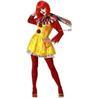 Kostuums voor Volwassenen Bloederige Clown Vrouw Maat M/L