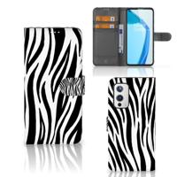 OnePlus 9 | Telefoonhoesje | Met pasjeshouder | Zebra