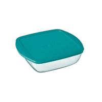 Pyrex Cook and Store Vershoudbakje met Deksel 1L Glas/Groen/Transparant Pyrex Cook and Store Vershoudbakje met Deksel 1L Glas/Groen/Transparant