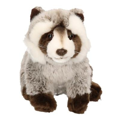 CarlDick Pluche wasbeer knuffel - 25 cm - knuffeldieren - wasberen
