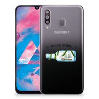 Samsung Galaxy M30 Telefoonhoesje met Naam Boho Bottle