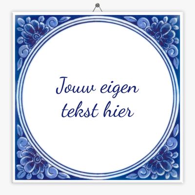 Delfts Blauw tegeltje vintage