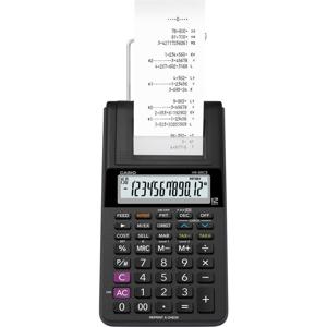 Casio HR-8RCE-BK Bureaurekenmachine met printer Zwart Aantal displayposities: 12 werkt op batterijen, werkt op het lichtnet (optioneel) (l x b x h) 209 x 102 x