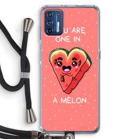 One In A Melon: Motorola Moto G9 Plus Transparant Hoesje met koord