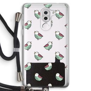 Vogeltjes: Honor 6X Transparant Hoesje met koord