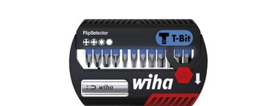 Wiha Bitset FlipSelector T-bit 25 mm assorti 14-delig 1/4" C6,3 - 41826 - 41826