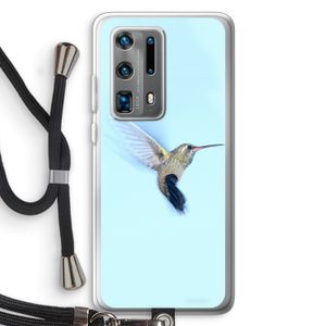Kolibri: Huawei P40 Pro Plus Transparant Hoesje met koord