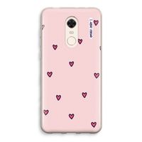 Hartjes: Xiaomi Redmi 5 Transparant Hoesje