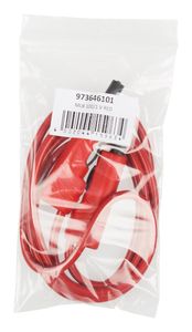 SKS Hirschmann MLB 100/1 V rt Meetsnoer [Banaanstekker 4 mm - Banaanstekker 4 mm] 1.00 m Rood 1 stuk(s)