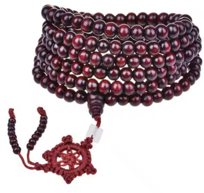 Rode Mala met rood gelukssymbool - Sieraden - Spiritueelboek.nl Rode Mala met rood gelukssymbool - Sieraden - Spiritueelboek.nl