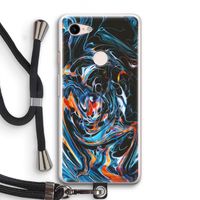 Black Unicorn: Pixel 3 Transparant Hoesje met koord