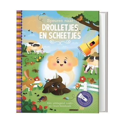 Speuren naar drolletjes en scheetjes | Zaklampboek | Zoekboek
