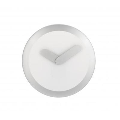 NeXtime klok 2615zi focus, ø25 cm, wall, white/ silver
