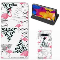 LG V40 Thinq | Hoesje maken | Flamingo Triangle