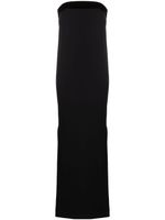 TOM FORD bow-detail strapless silk gown - Noir - thumbnail