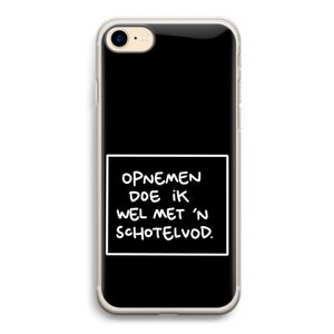 Schotelvod: iPhone 7 Transparant Hoesje