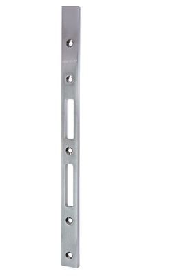 ASSA ABLOY 509ZBS Sluitplaat | voor 309N | 509N en 809N serie | staal vernikkeld | 24x3x330mm. - A000192840