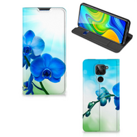 Xiaomi Redmi Note 9 Smart Cover Orchidee Blauw - Cadeau voor je Moeder