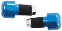 LSL stuureinde "zylinder" handlebar plugs 14mm zyl elox bl