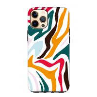 Colored Zebra: iPhone 12 Pro Max Tough Case